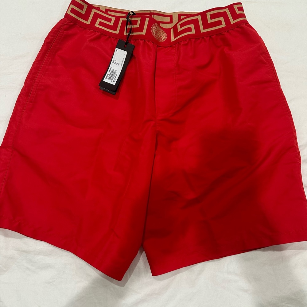 Versace Men’s Greca Swimshorts
